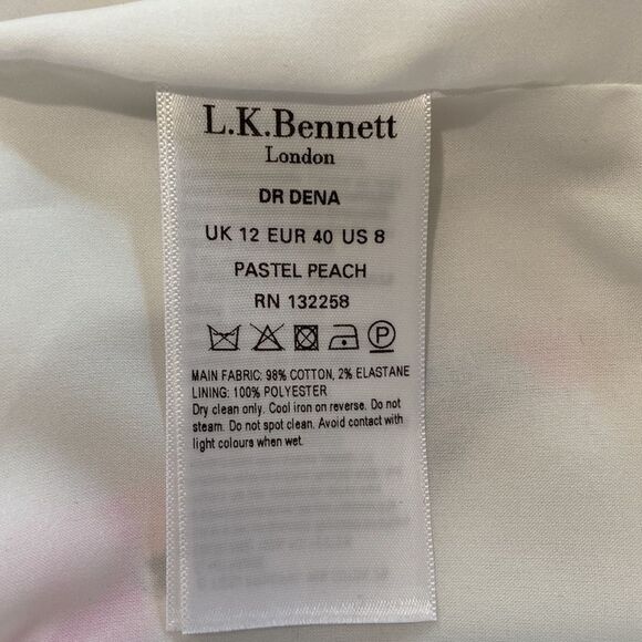 L.K.Bennett of London Floral Print Midi Dress - Picture 14 of 15